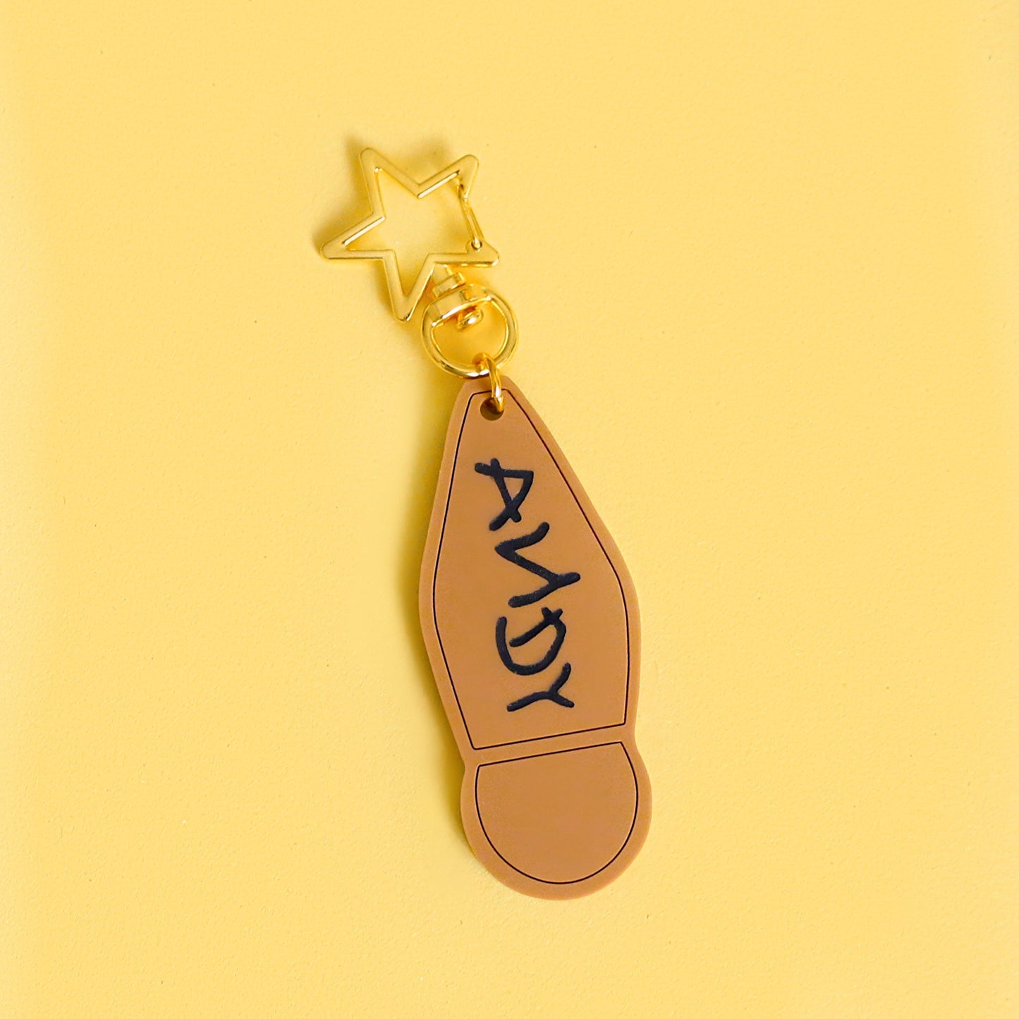 Andy foot keyring