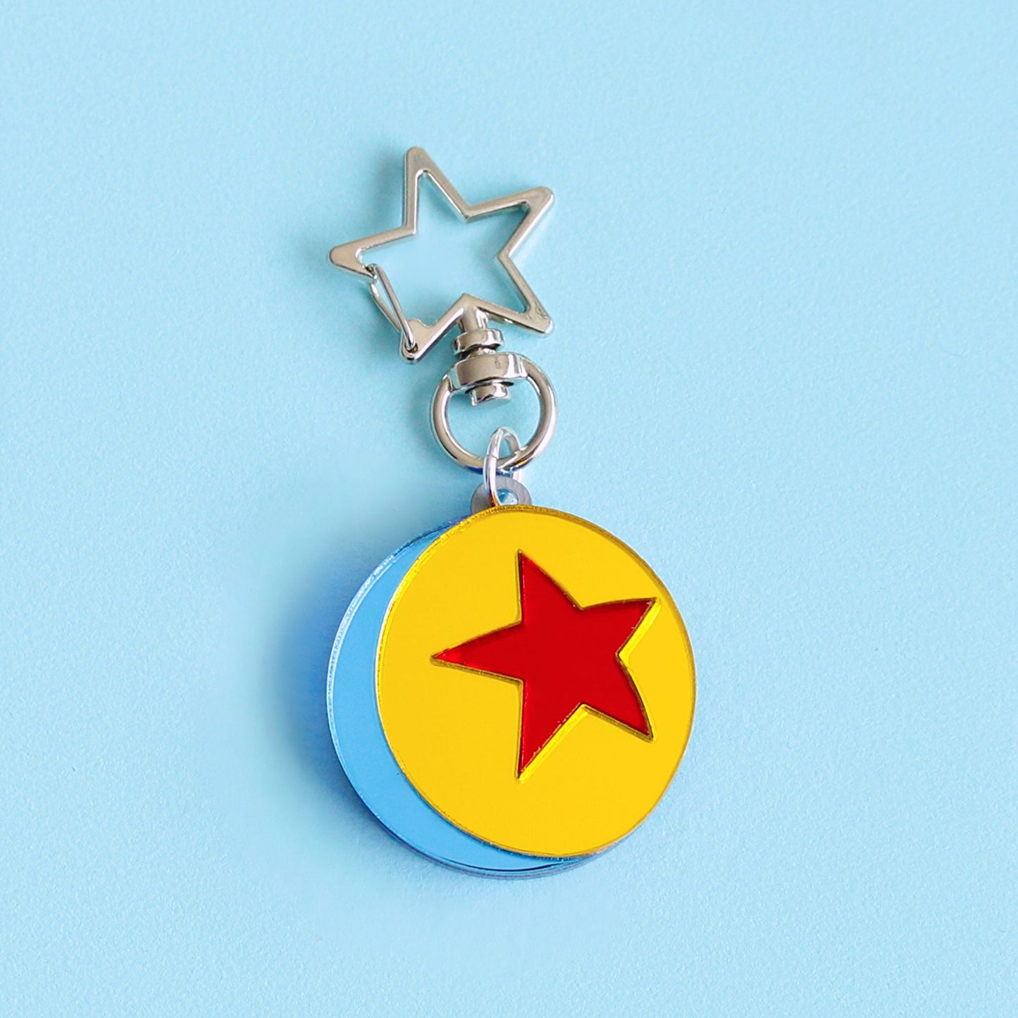 Bouncy star keyring