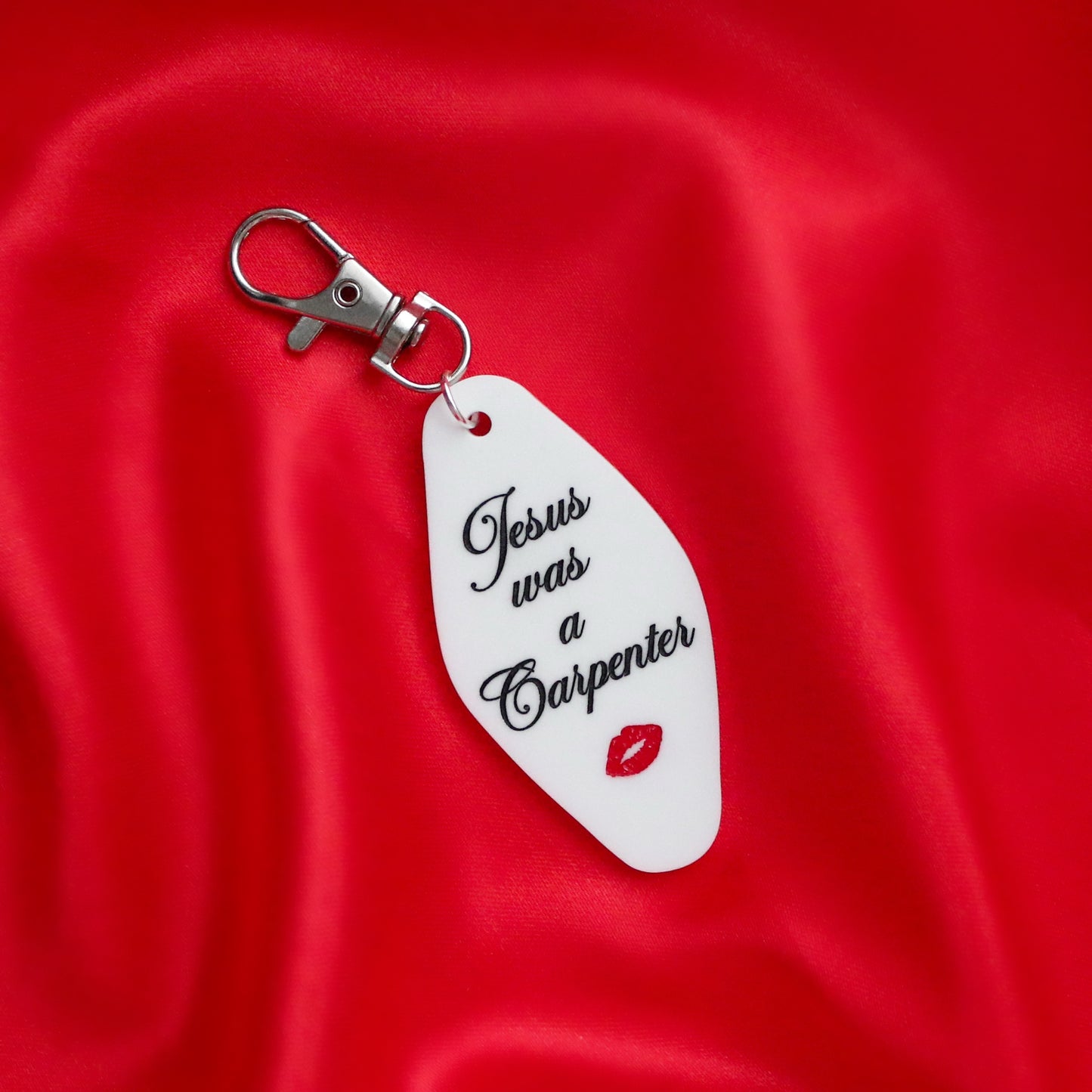 Jesus was a carpenter keyring