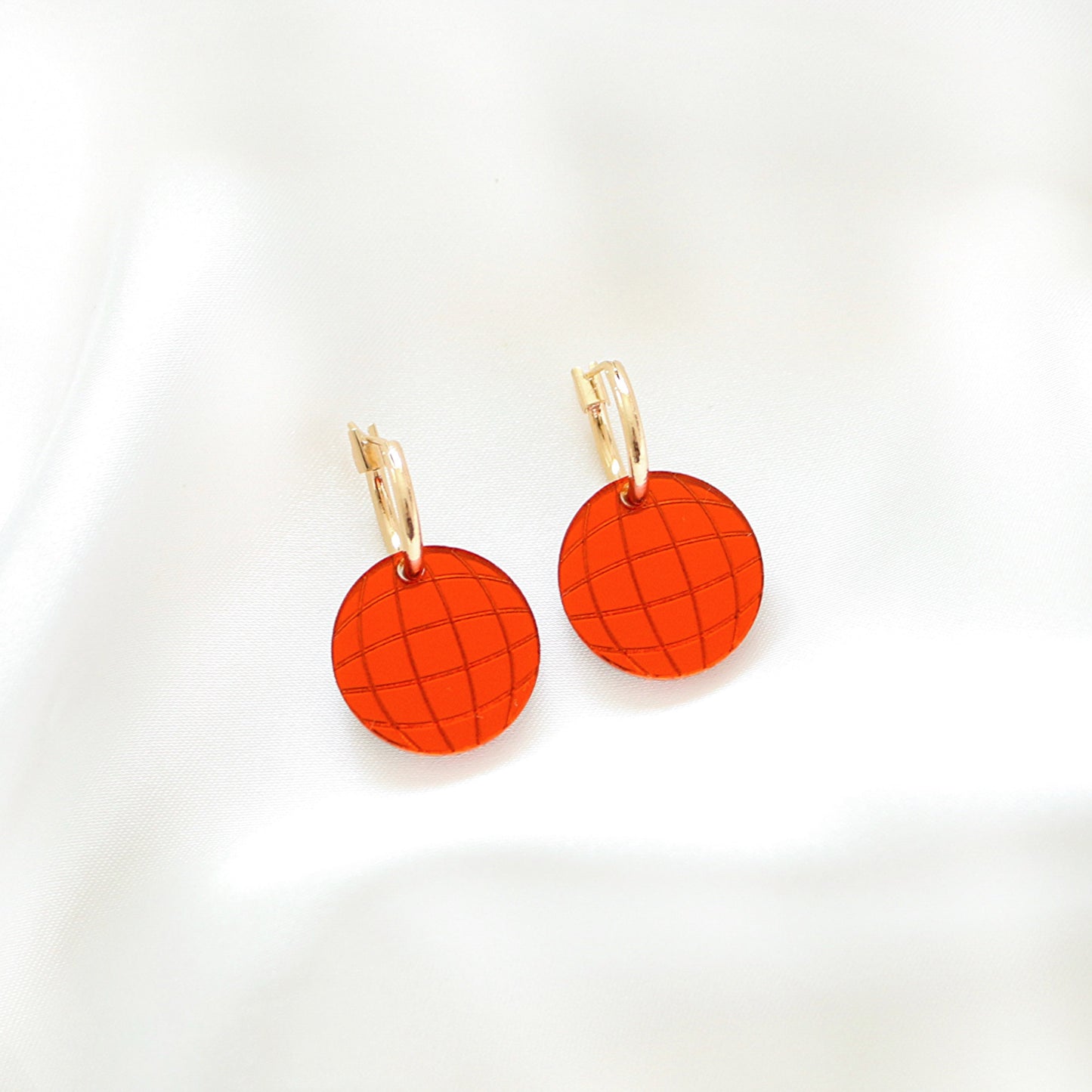 Orange mirrorball