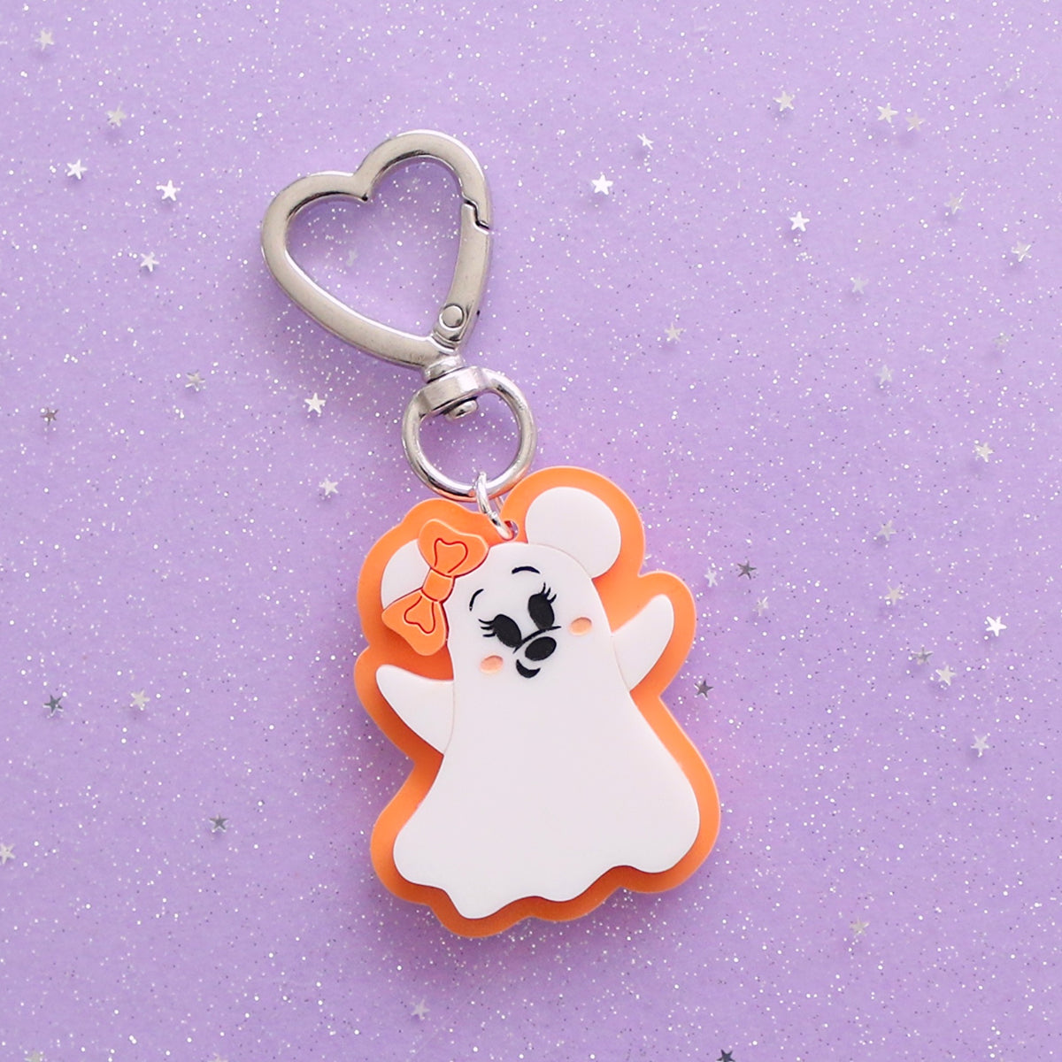 Haunted sweetheart keyring