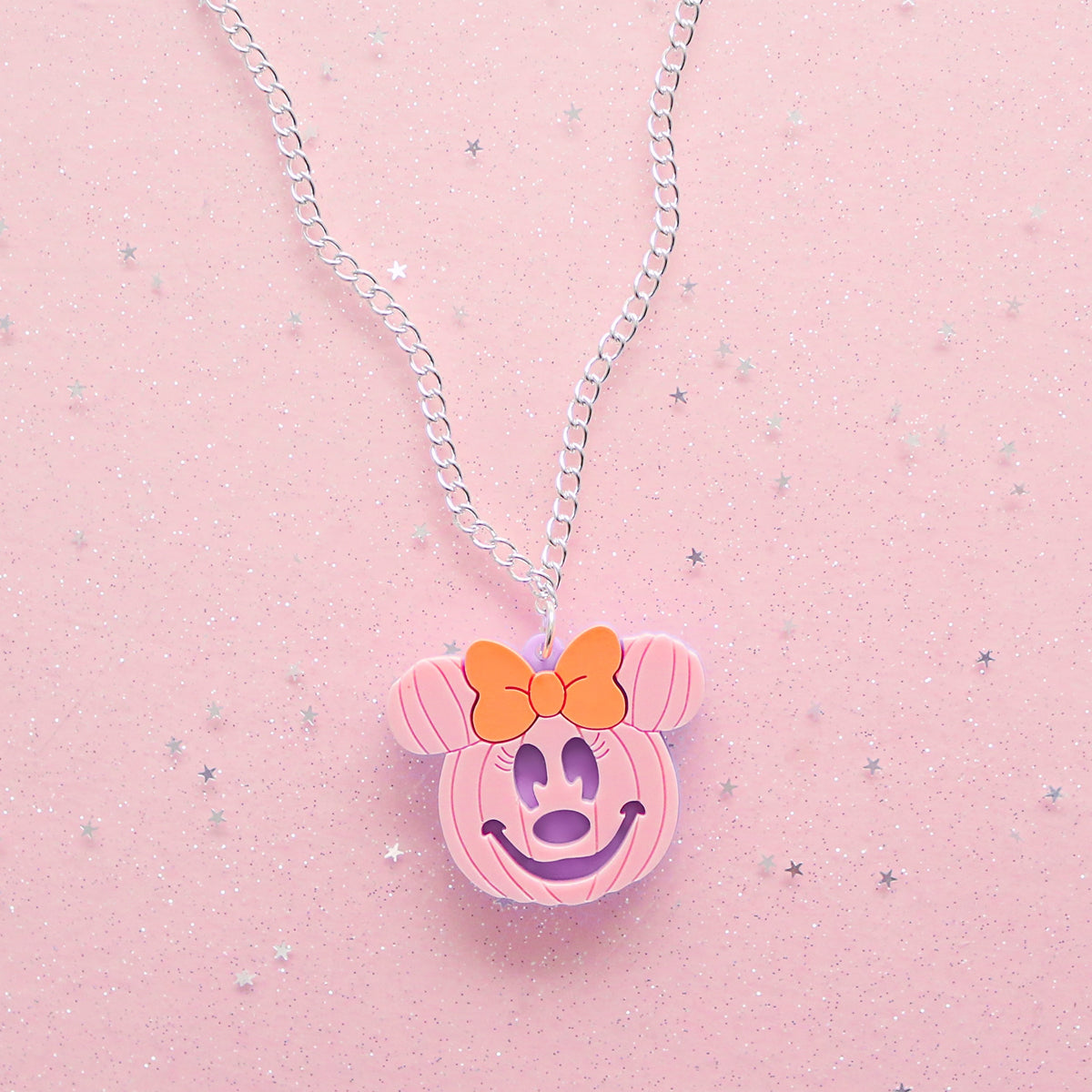 Boo-tiful pumpkin necklace