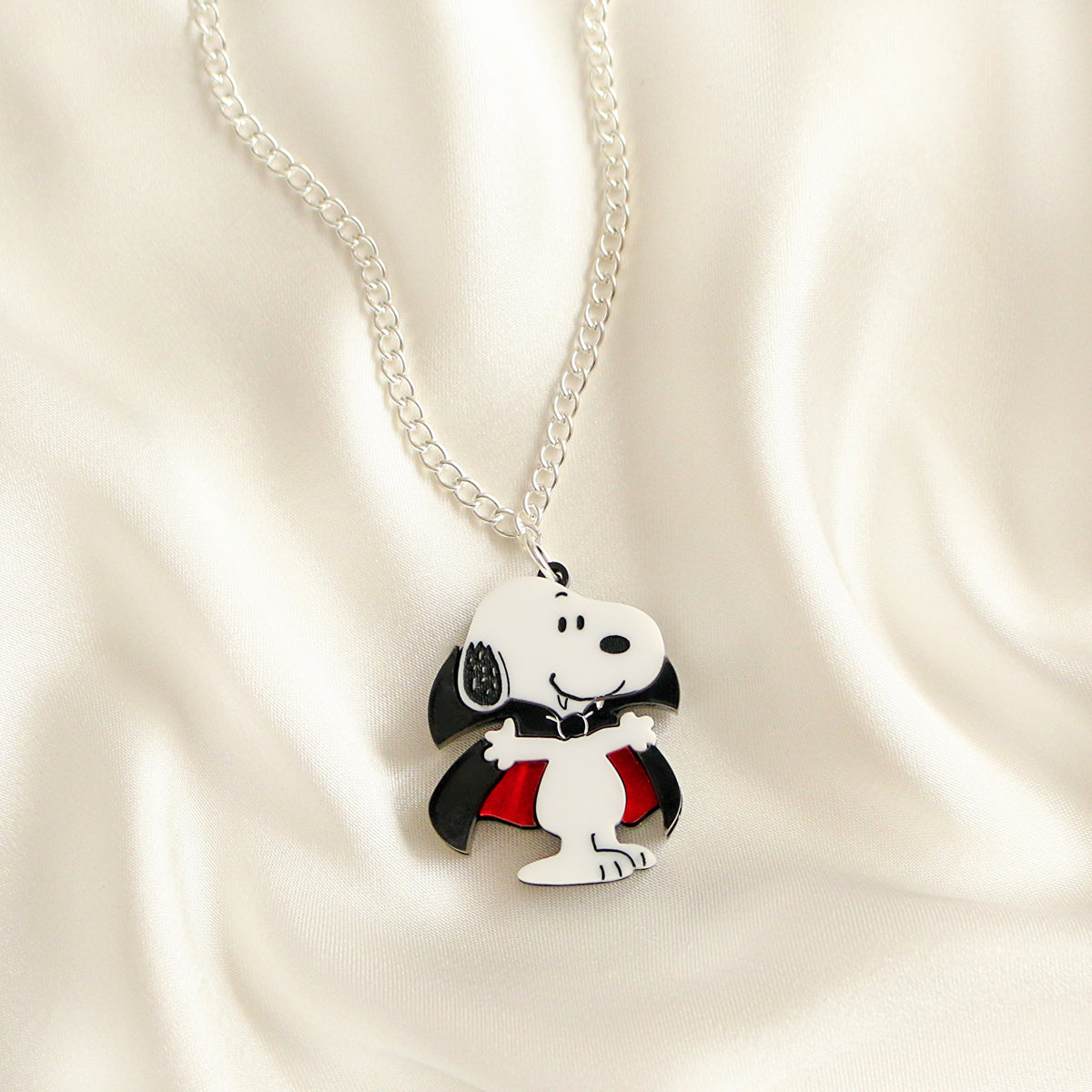 Vampy pup necklace