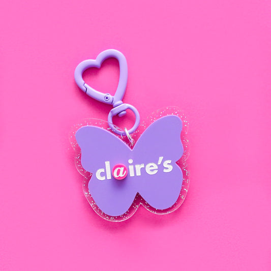 Butterfly accessories keyring