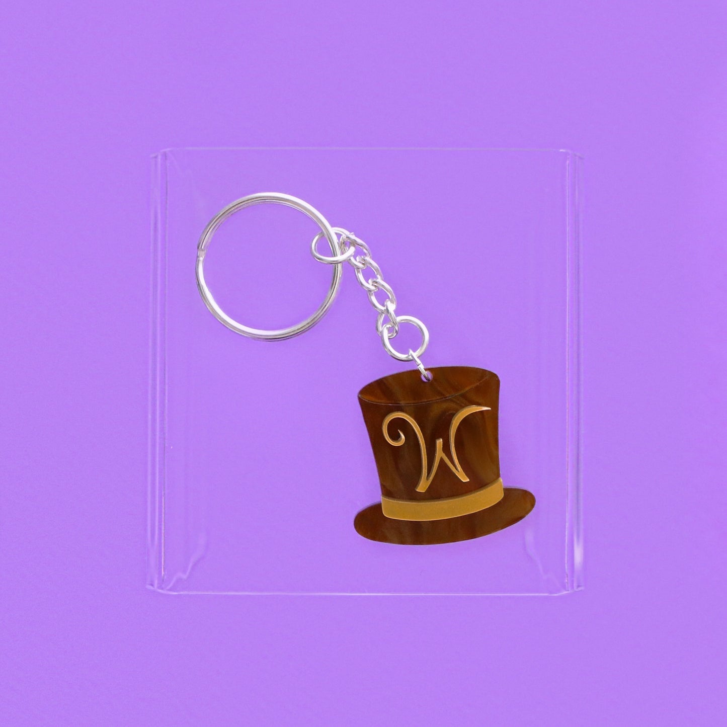 Wonka Hat Keyring