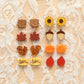 Cosy season studs (pack of 4)