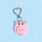 Piggy bank keyring