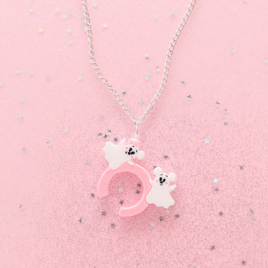 Little boo bows necklace