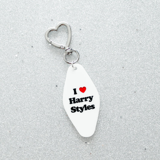 I heart HS keyring