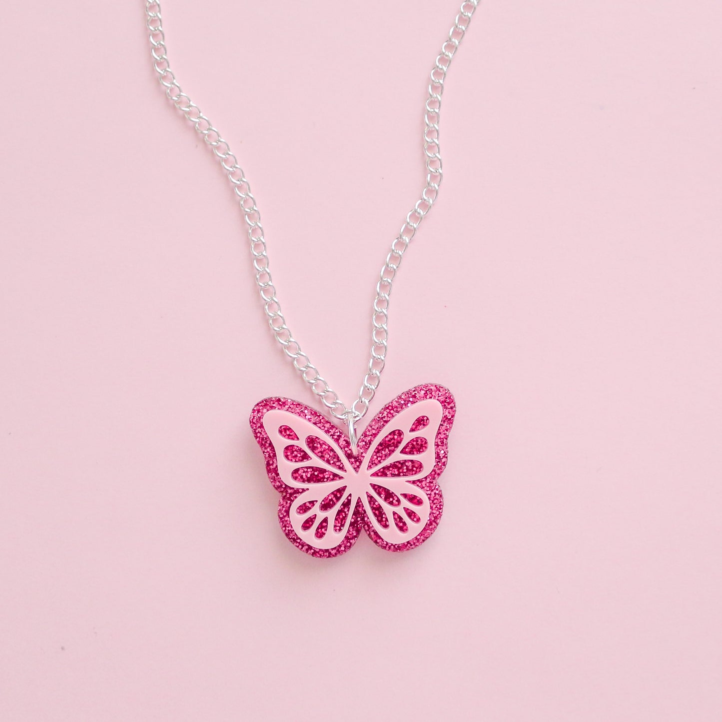 Butterfly babe necklace (6 colours)