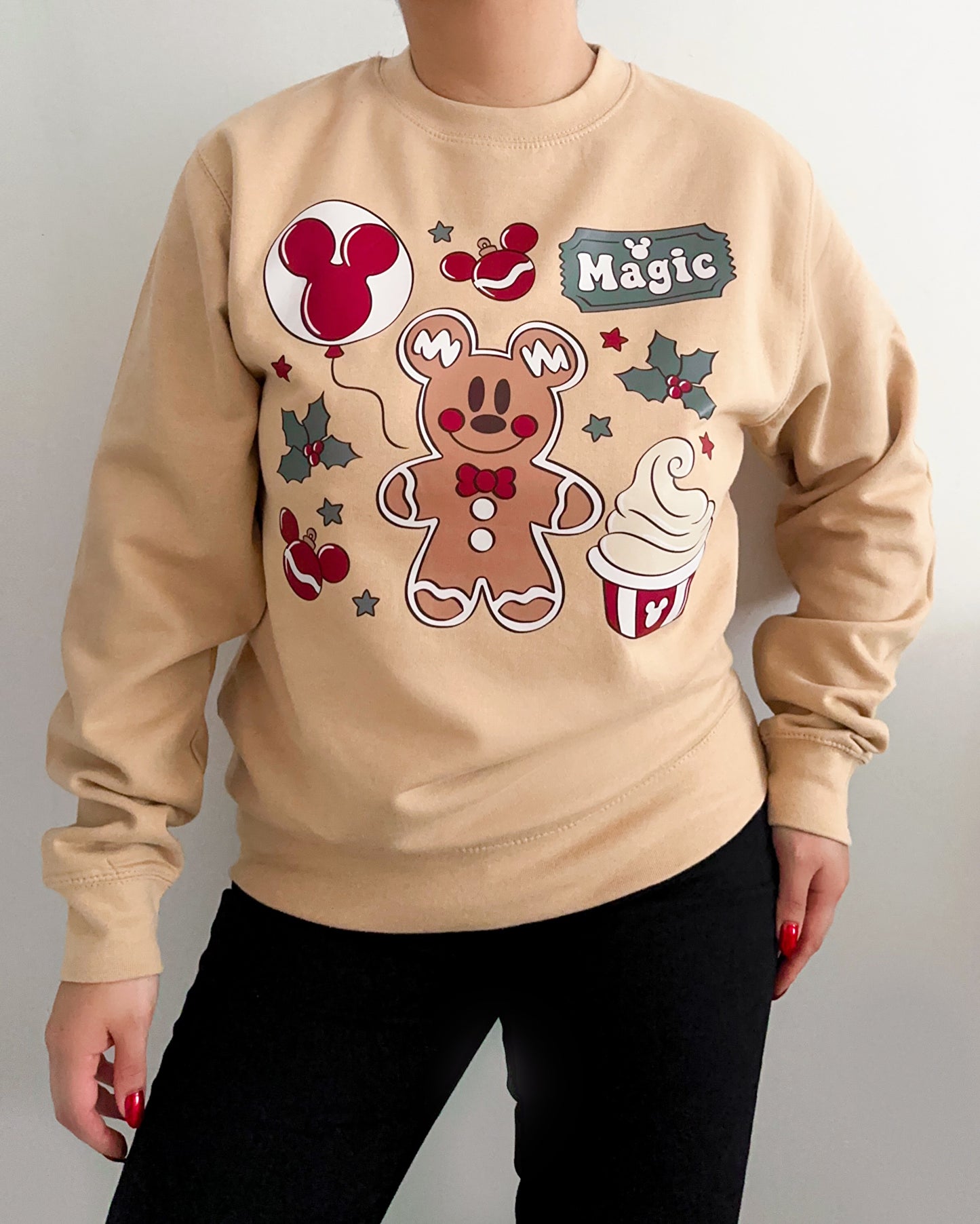 Mickey gingerbread sweatshirt