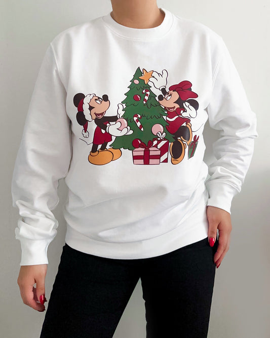 Mickey and Minnie christmas sweatshirt