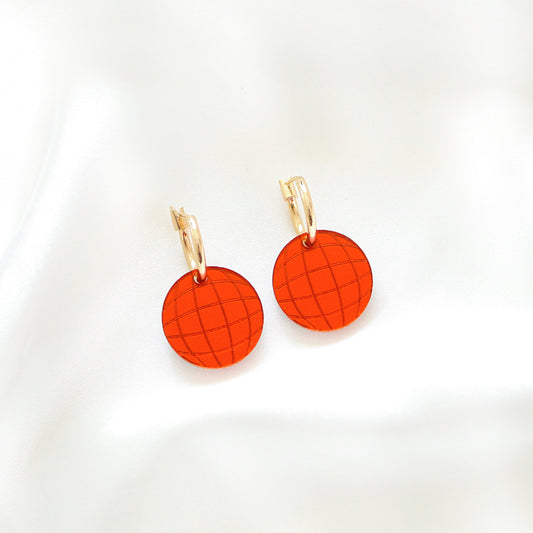 Orange mirrorball