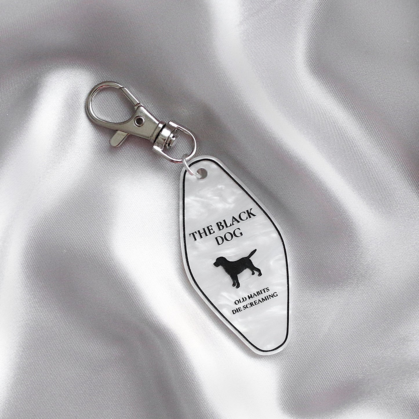 The black dog keyring