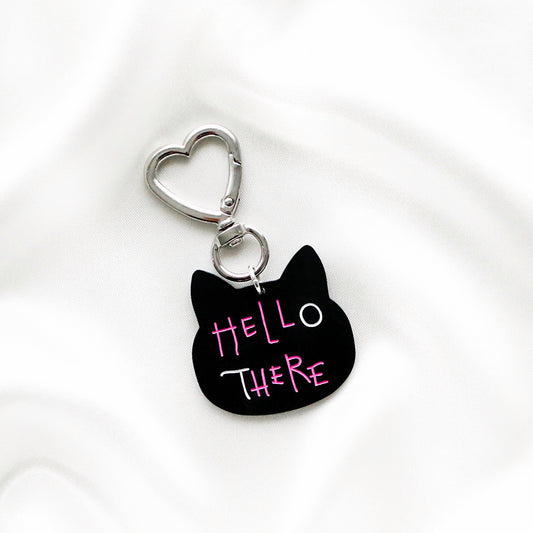 Hell here bag charm