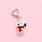 Puppy love keyring