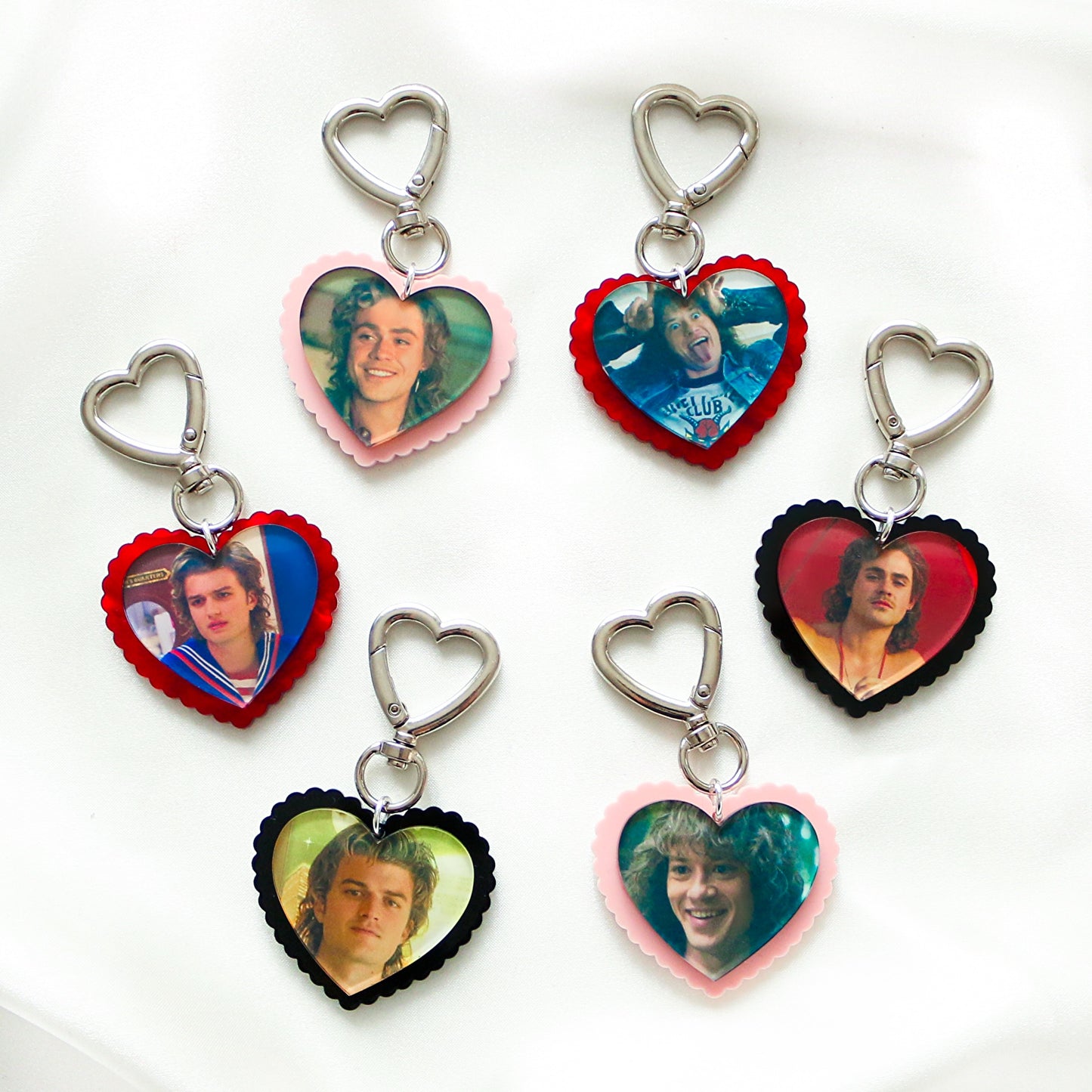 Heartthrobs keyrings