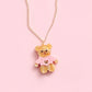 Collier ours en peluche