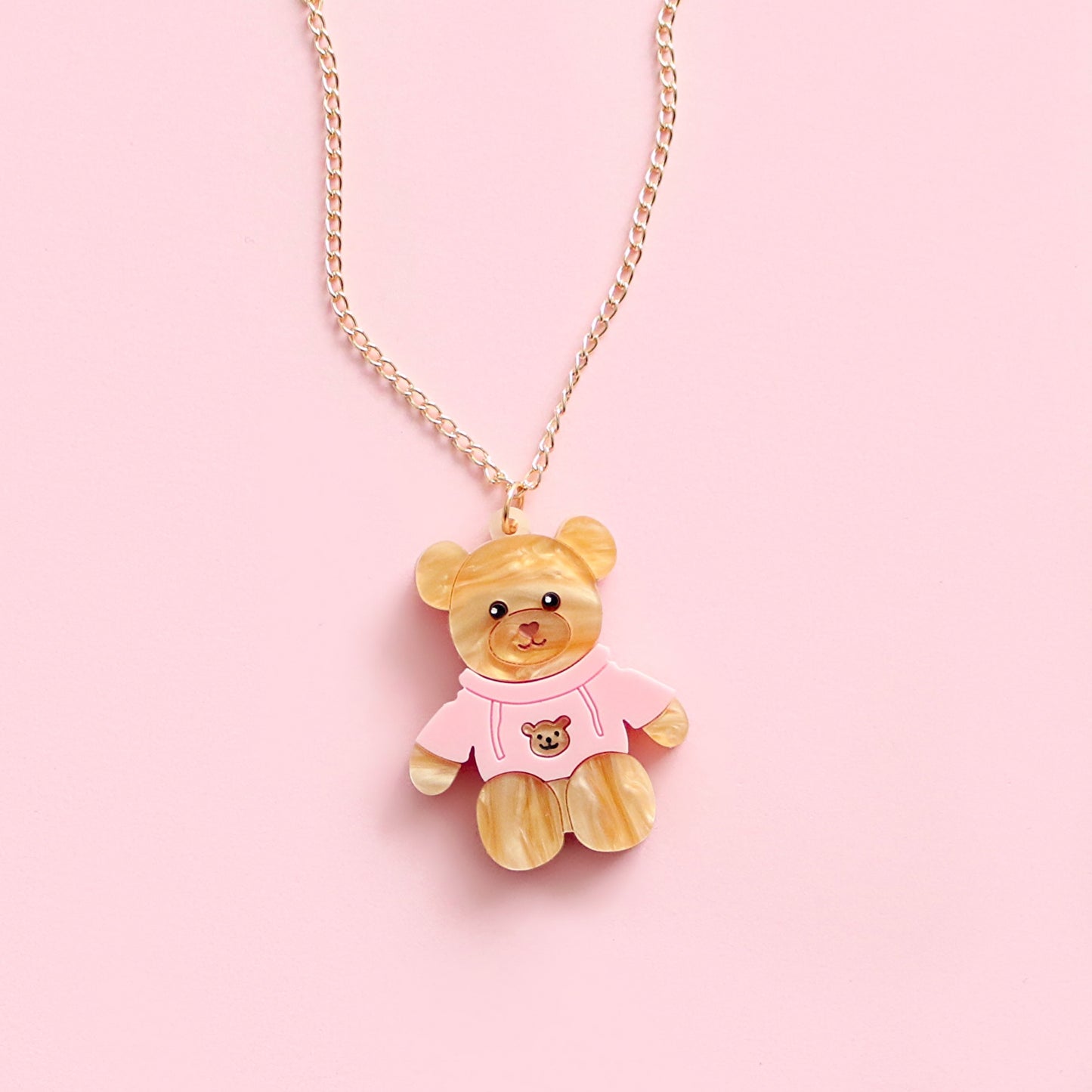 Collier ours en peluche