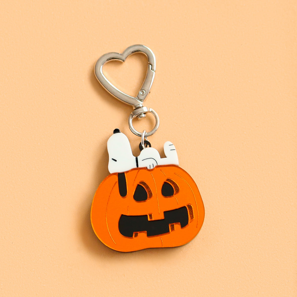 Pumpkin snooze keyring