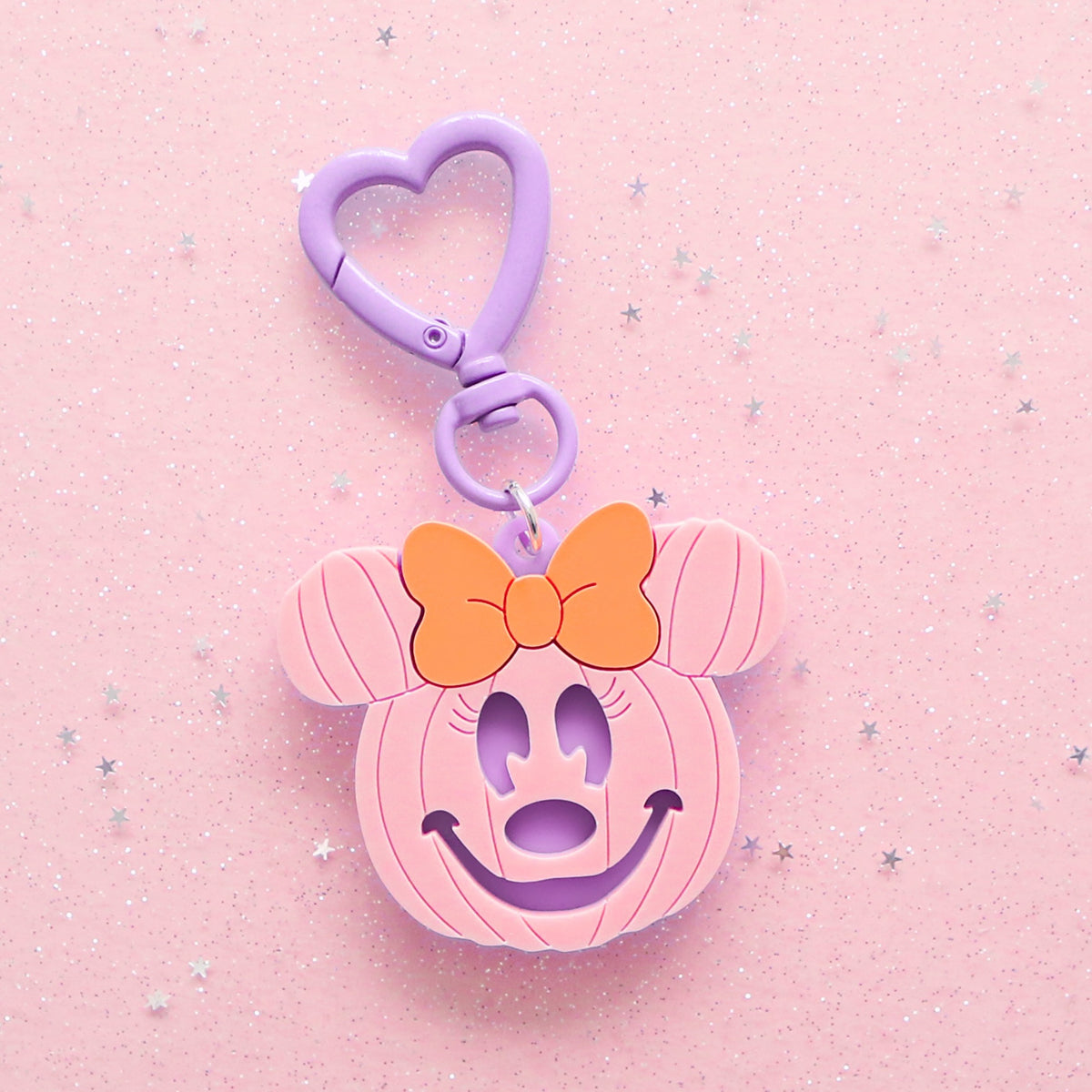 Boo-tiful pumpkin keyring
