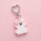 Ghostly cutie keyring