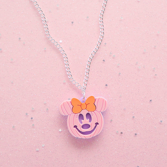 Boo-tiful pumpkin necklace