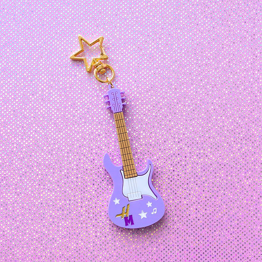 Rockstar girl keyring