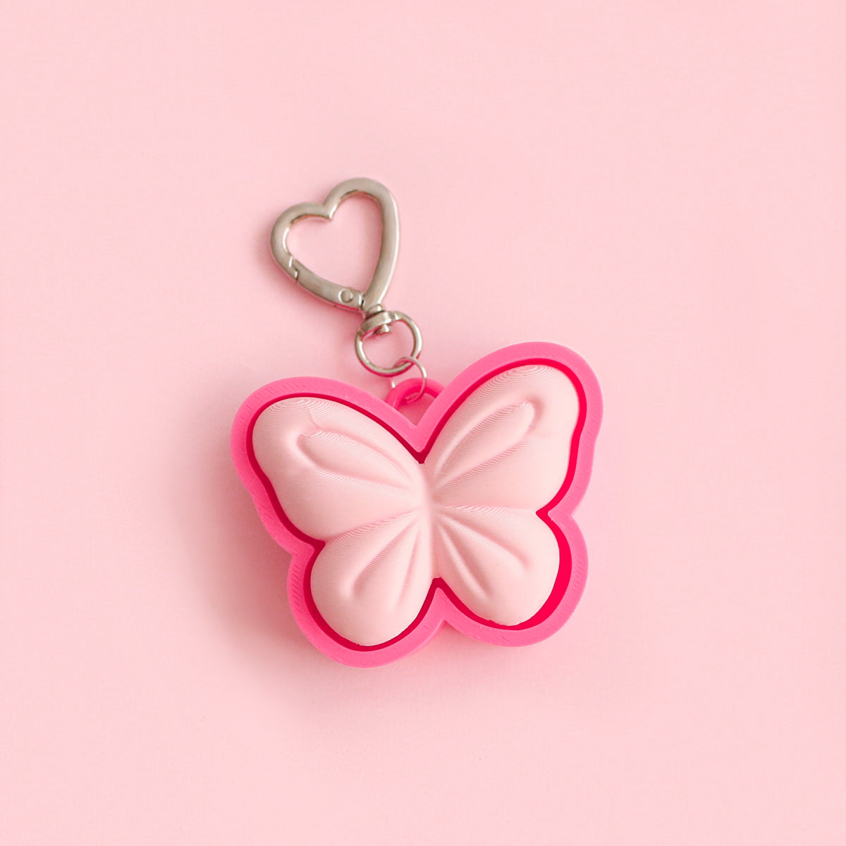Y2K Butterfly bag charm clicker